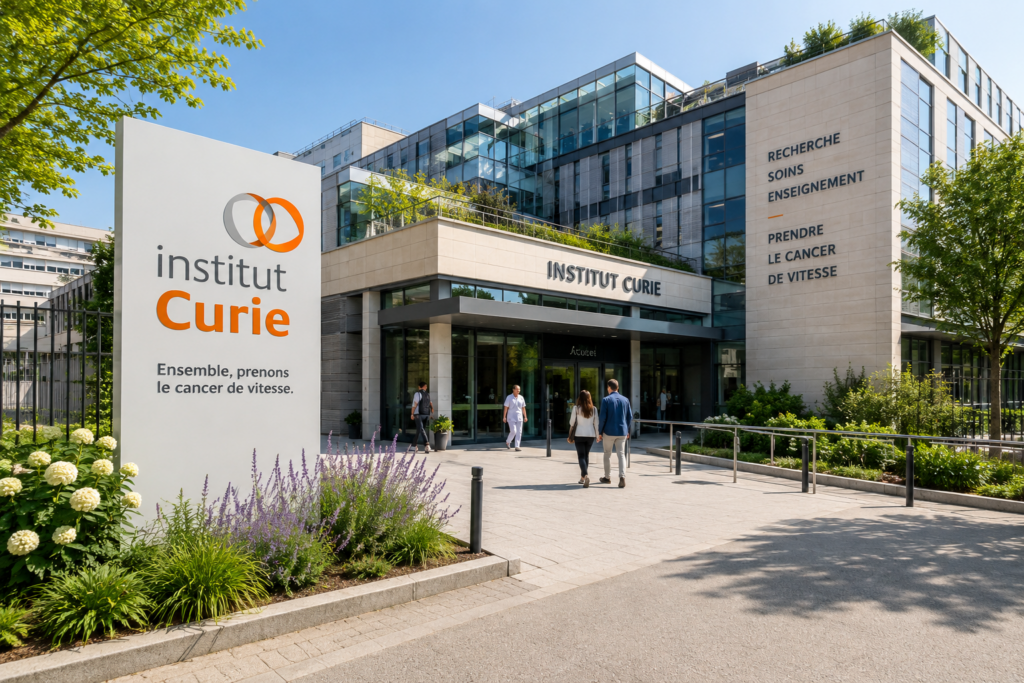 Institut Curie à Paris desservi par nos taxis conventionnés CPAM.